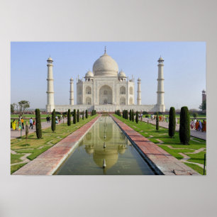 Asien, Indien, Uttar Pradesh, Agra. Der Taj 5 Poster