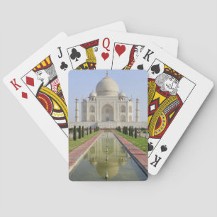Asien, Indien, Uttar Pradesh, Agra. Der Taj 5 Spielkarten