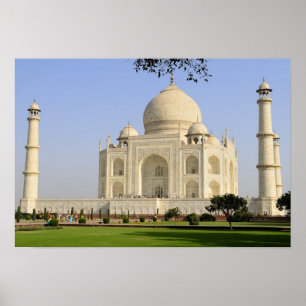 Asien, Indien, Uttar Pradesh, Agra. Der Taj 7 Poster