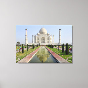 Asien, Indien, Uttar Pradesh, Agra. Der Taj Leinwanddruck