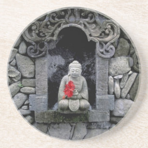 Asien, Indonesien, Bali. Ein Schrein von Buddha Getränkeuntersetzer