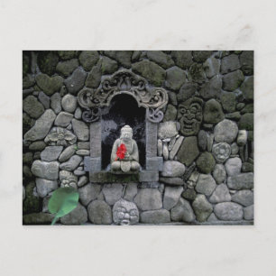 Asien, Indonesien, Bali. Ein Schrein von Buddha Postkarte