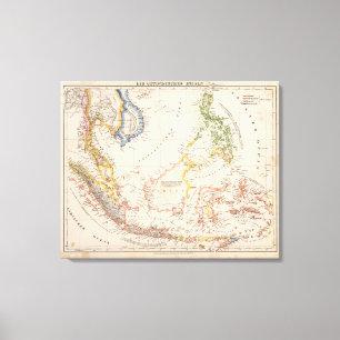 Asien, Indonesien, Philippinen, Ostinseln Leinwanddruck