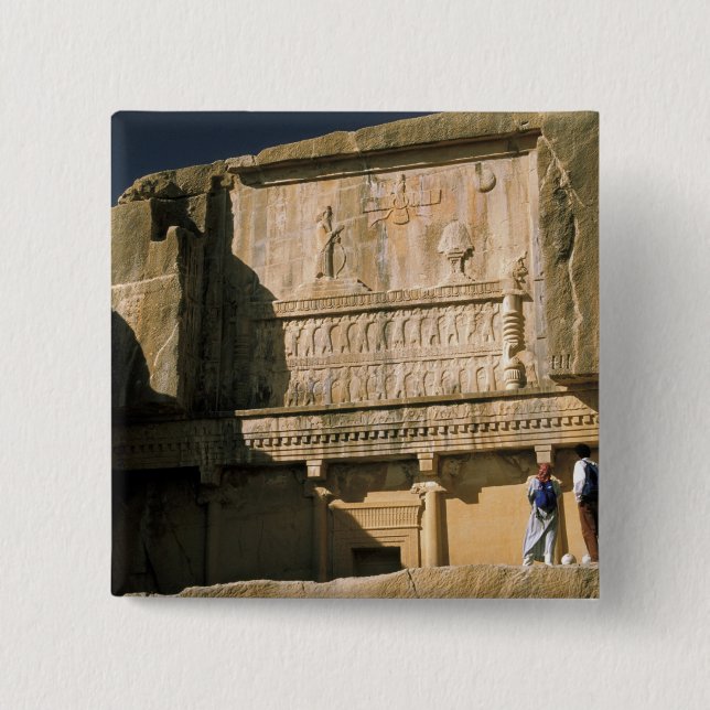 Asien, Iran, Persepolis.Tomb von Darius der Große. Button (Vorderseite)