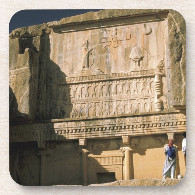Asien, Iran, Persepolis.Tomb von Darius der Große. Untersetzer (Vorderseite)