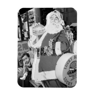Asien, Japan, Hakdat. Der Weihnachtsmann in Japan Magnet