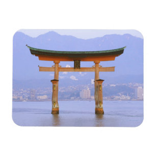 Asien, Japan, Hiroshima. Mivaiima. Torii-Tor Magnet