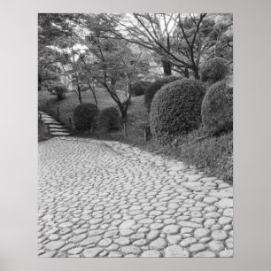 Asien, Japan, Hiroshima. Shukkei-en Garten Poster