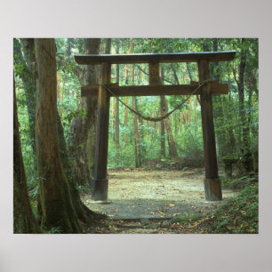 Asien, Japan, Kagoshima, Yakushima, Gebirge Poster