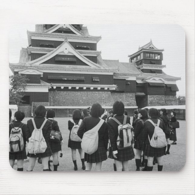 Asien, Japan, Kumamoto. Schulkinder Mousepad (Vorne)