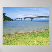 Asien, Japan, Okinawa, Kouri-Brücke