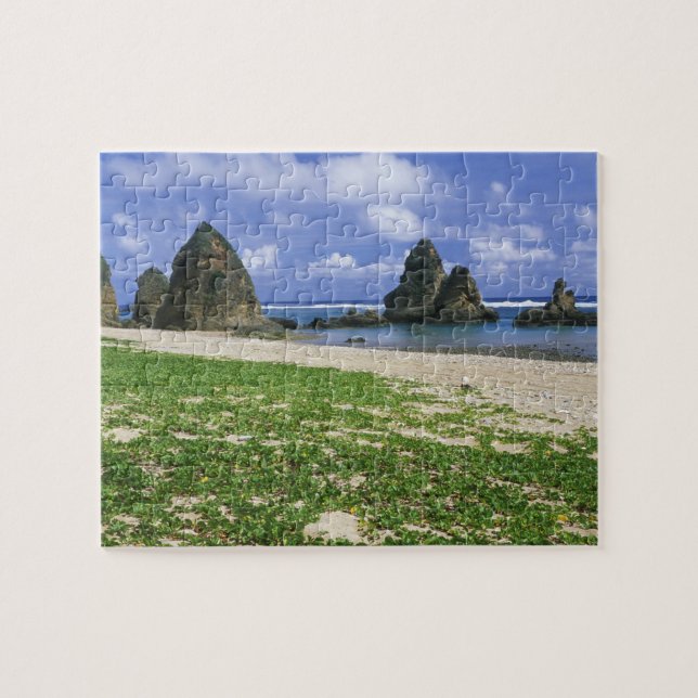Asien, Japan, Okinawa, Yambaru-Küste, Meer (Horizontal)