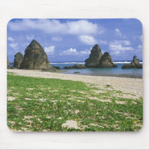 Asien, Japan, Okinawa, Yambaru-Küstenlinie, Meer Mousepad