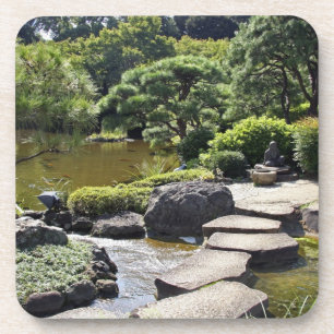 Asien, Japan, Tokio. Der Japanische Garten Untersetzer