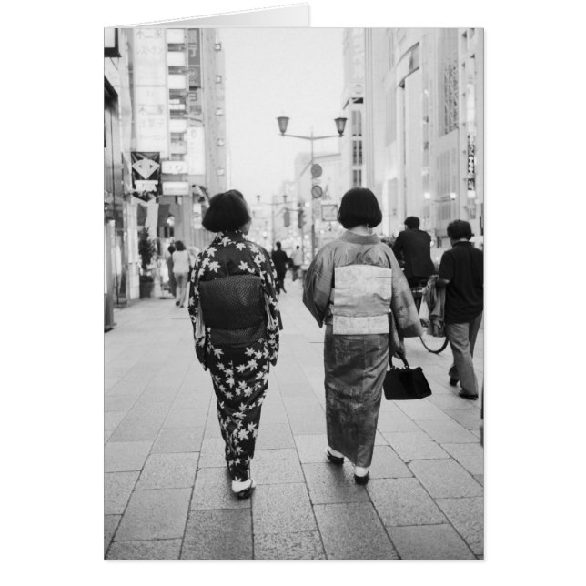 Asien, Japan, Tokio. Geishas auf der Ginza. (Vorne)