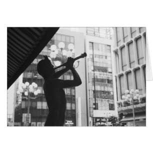 Asien, Japan, Tokio. Musikstatue, Shibuyaku