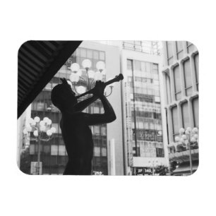 Asien, Japan, Tokio. Musikstatue, Shibuyaku Magnet