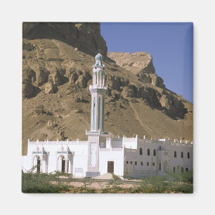 Asien, Jemen, Tarim. Weiße Moschee. Magnet