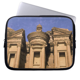 Asien, Jordanien, Petra. El Deir, das Kloster. 2 Laptopschutzhülle