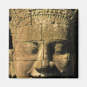 Asien, Kambodscha, Siem Reap. Angkor Thom, Kopf 2 Magnet