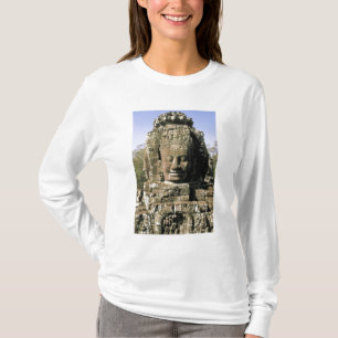 Asien, Kambodscha, Siem Reap. Angkor Thom, Köpfe T-Shirt