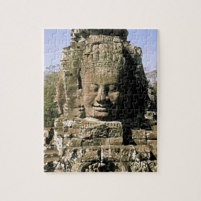 Asien, Kambodscha, Siem Reap. Angkor Thom, Leiter (Vertikal)