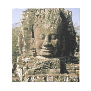 Asien, Kambodscha, Siem Reap. Angkor Thom, Leiter Notizblock