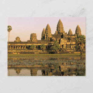 Asien, Kambodscha, Siem Reap. Angkor Wat. Postkarte