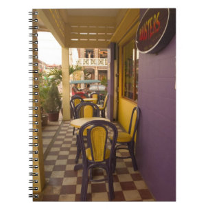 Asien, Kambodscha, Siem Reap, Café. Notizblock