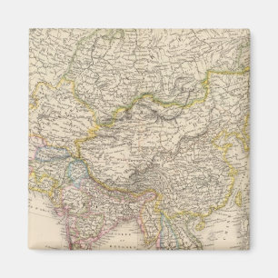 Asien-Karte 2 Magnet