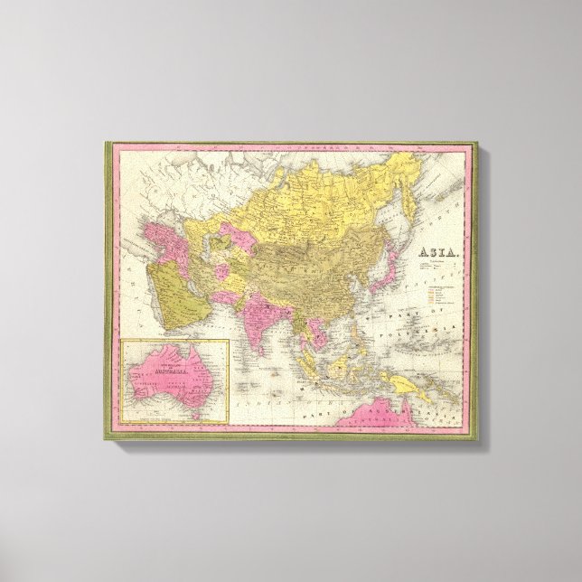 Asien Leinwanddruck (Vorderseite)