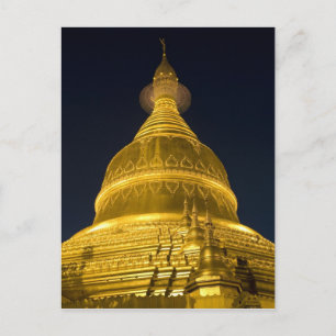 Asien, Mayanmar, Rangun (Yangon), buddhistischer T Postkarte