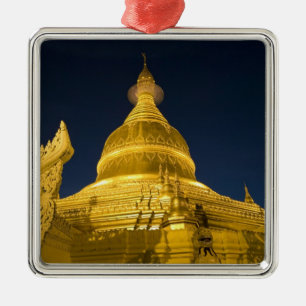 Asien, Maynmar, Yangon, buddhistischer Tempel in Y Ornament Aus Metall