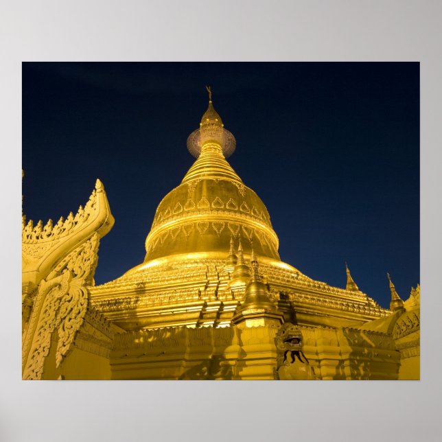 Asien, Maynmar, Yangon, buddhistischer Tempel in Y Poster (Vorne)