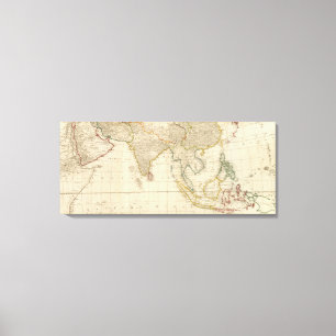 Asien-Mitte Leinwanddruck