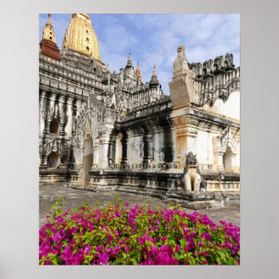 Asien, Myanmar (Birma), Bagan. Die Ananda Poster