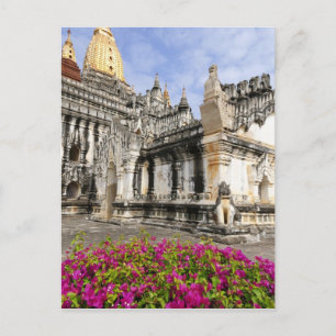 Asien, Myanmar (Birma), Bagan (Heide). Die Ananda Postkarte