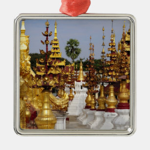 Asien, Myanmar (Birma), Bagan (Heide). Die Schwe 5 Silbernes Ornament