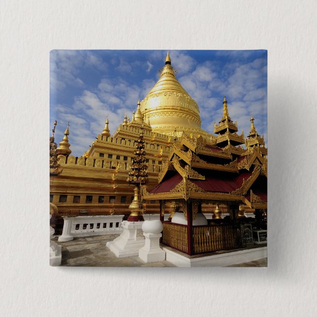 Asien, Myanmar (Birma), Bagan (Heide). Shwe 2 Button (Vorderseite)