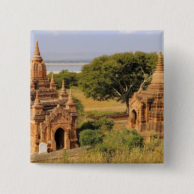 Asien, Myanmar (Birma), Bagan (Heide). Verschieden Button (Vorderseite)