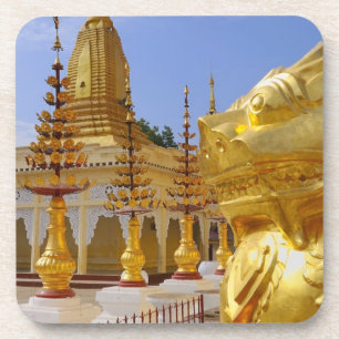Asien, Myanmar (Birma), Bagan (Pagan). Die Shwe 6 Getränkeuntersetzer