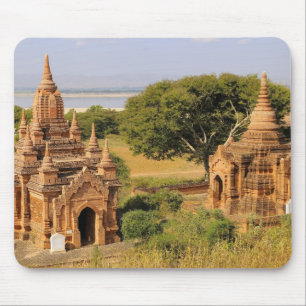 Asien, Myanmar (Birma), Bagan. Verschiedene 2 Mousepad