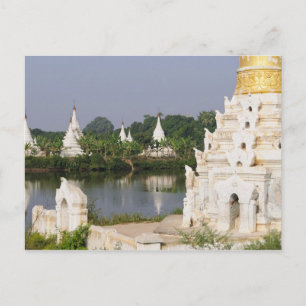 Asien, Myanmar (Burma), Mandalay. Ein Buddhist Postkarte