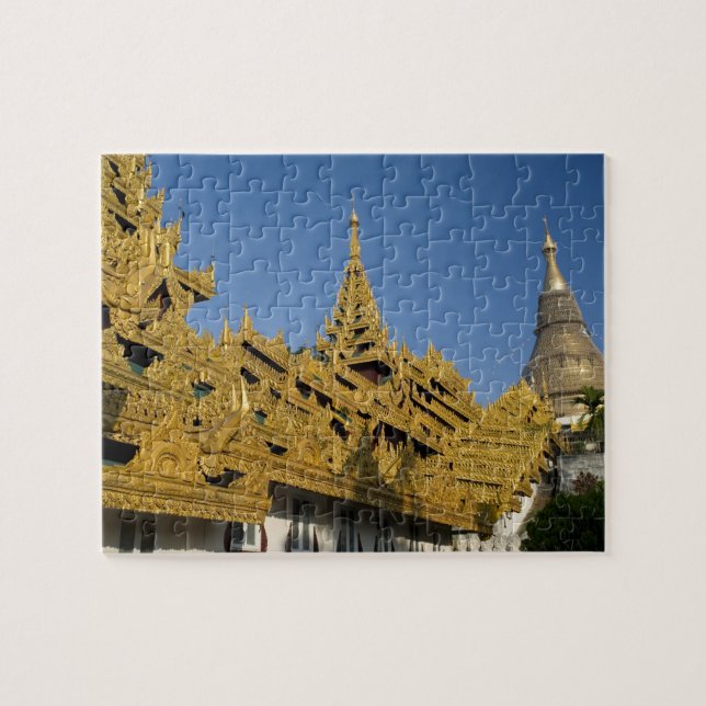 Asien, Myanmar, Rangun. Golden stupa von Shwedagon (Horizontal)
