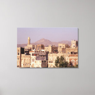 Asien, Naher Osten, Republik Jemen, Sana'a. Leinwanddruck