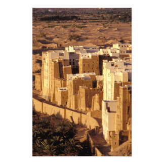 Asien, Naher Osten, Republik Jemen, Shibam Fotodruck