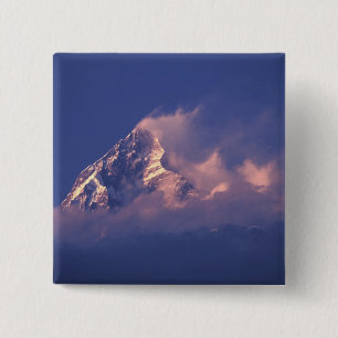 Asien, Nepal. Machhapuchhare Button