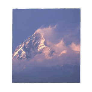 Asien, Nepal. Machhapuchhare Notizblock