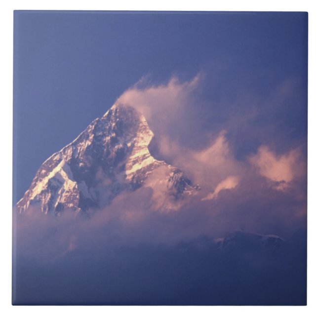 Asien, Nepal. Machhapuchhase Fliese (Vorderseite)