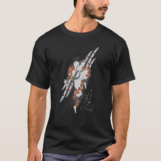 Asien Ninja Asien T-Shirt (Vorderseite)